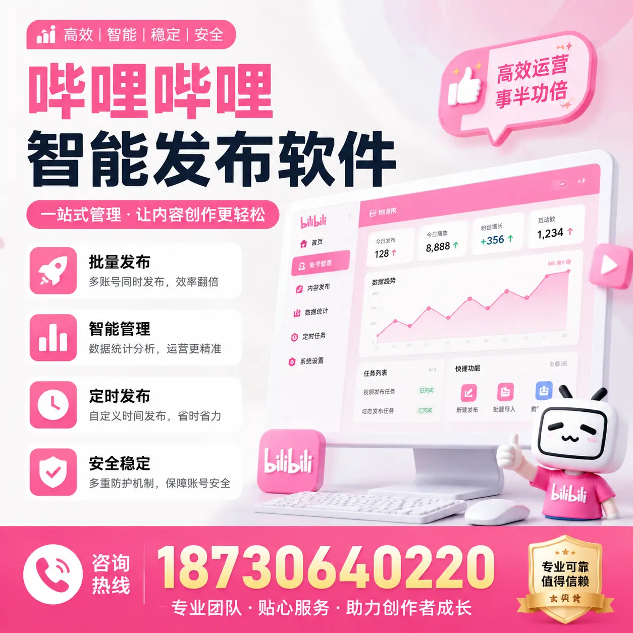 如何评估哔哩哔哩智能发布软件的ROI?成都 企业必读